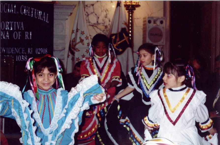 Las Perlitas de Mexico performing at the Rhode Island State House